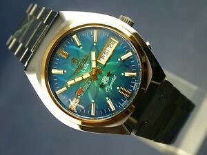 【送料無料】 腕時計 ビンテージレトロスイスルクスvintage retro swiss tressa lux crystal automatic watch 1970s nos cal as 5206|hokushin