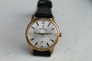 【送料無料】　腕時計　ビンテージスイスメンズvintage old swiss candino wehrmachtswerk gold plated mens wrist watch 17jewels