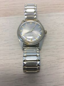【送料無料】 腕時計 メンズゴッサムvtg rare mens gotham 25 jewels calendomatic wrist watch runs l14|hokushin