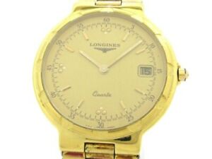 【送料無料】　腕時計　ゴールドメンズauth longines conquest gold 24514322 mens wrist watch