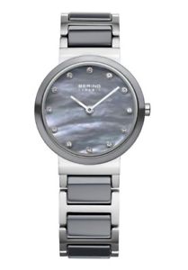 【送料無料】 腕時計 レディースベーリングセラミックシルバーウォッチladies bering ceramic polished silver watch 10725 789|hokushin