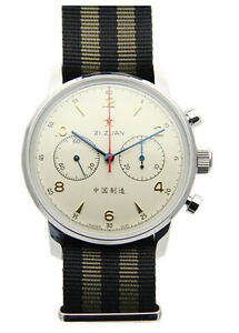 【貨物輸送無料】 ウォッチ シーガルクロノグラフメンズパイロットseagull chronograph mens wristwatch pilot reissue 304 1963 handwinding 42粍