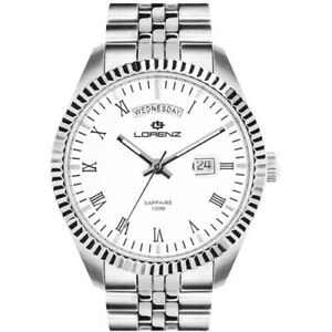 【送料無料】　腕時計　lorenzginevraステンレス 030119aawatch lorenz gent ginevra stainless steel 030119aa