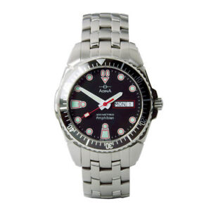 【貨物輸送無料】 ウオッチ ダイブウォッチadina amphibian dive watch nk167 s2dxb
