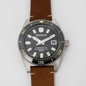 【送料無料】　腕時計　ビンテージメンズプロダイバーズサファイアセラミックメートルmerkur 62mas vintage mens automatic wrist watch pro divers sapphire ceramic 300m