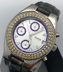 【貨物輸送無料】 ウオッチ i15059l3 calvd57bswarovski chronoquartz373mmmag2our  guess i15059l3 calvd57b watch swarovski chronoquartz date 37,3粍 mag2