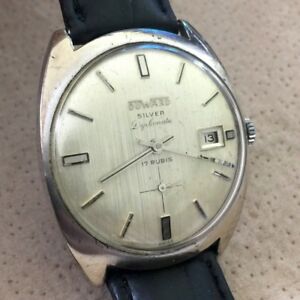【貨物輸送無料】 ウオッチ 333粍ハウツー物duwardヴィンテージduward diplomatic vintage watch silver working watch 33,3 粍 manual