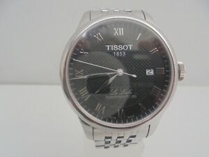 【送料無料】　腕時計　ティソルロクルステンレススチールtissot powermatic 80 le locle t006407b stainless steel watch 40mm