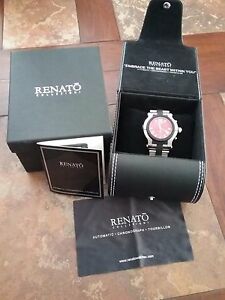 【送料無料】 腕時計 レナートメンズステンレススチールラバーウォッチrenato men’s beast stainless steel amp; rubber watch|hokushin