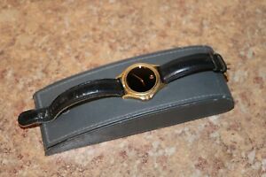 【送料無料】　腕時計　メンズウォッチトランププレケースmens movado museum watch engraved trump 10 years preowned w case