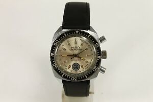 【送料無料】 腕時計 ビンテージドイツクロノグラフvintage german ruhla chronograph wrist watch 1970s rare|hokushin