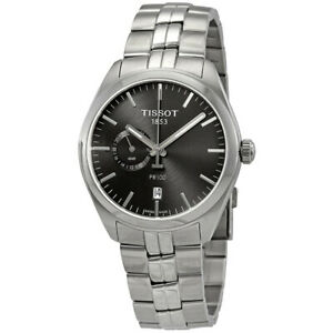 【貨物輸送無料】 ウオッチ ティソtpr 100 39粍入れものt1014521106100tissot mens  tclassic pr 100 39粍 steel case quartz watch t1014521106100