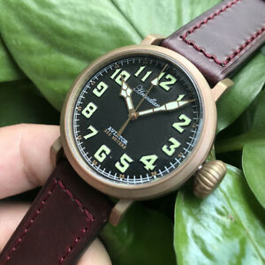 【送料無料】　腕時計　パイロットロケットcusn8ブロンズダイバー30atm st2130mens pilot retro watches cusn8 bronze diver wristwatch 30atm st2130 movement