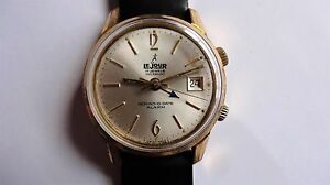 【貨物輸送無料】 ウオッチ アラームビンテージワインダーサービスlejour remindodate alarm vintage watch handwinder rare serviced