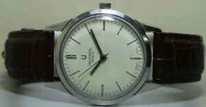 【貨物輸送無料】 ウオッチ ビンテージユニバーサルジュネーブスイススチールアンティークvintage universal geneve winding swiss made steel wrist watch s126 used antique