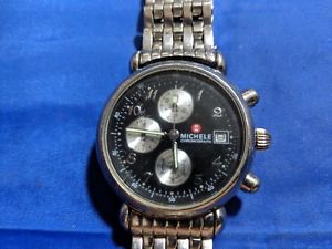 【貨物輸送無料】 ウオッチ ミッシェルスポーツクロノグラフ71500cステンレス鋼michele sport chronograph 71500c stainless steel watch