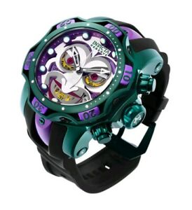 【貨物輸送無料】 ウオッチ リザーブジョーカーコミッククロノグラフスイスinvicta reserve venom 26790 joker dc comics 525粍 chronograph, swiss movement