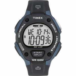 【送料無料】　腕時計　タイメックスt5h591アイアンマン30アラームindigloクロノグラフtimex t5h591, mens ironman 30lap resin watch, alarm, indiglo, chronograph｜hokushin