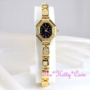 【送料無料】 腕時計 omaxゴールドplアールデコステートメントwスワロフスキーje0474omax waterproof gold pl deco octagon statement watch w swarovski crystals je0474