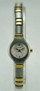 【送料無料】　腕時計　パルサーレディースゴールドシルバーステンレスストレッチpulsar watch womens gold silver stainless stretch water resistant white quartz 20,860円