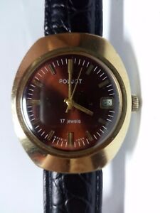【送料無料】　腕時計　poljotソgoldau 10poljot soviet wristwatch gold plated au 10