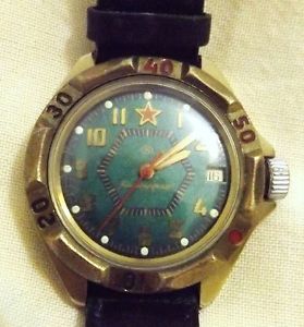 【送料無料】　腕時計　ヴォストークソビンテージvostok komandirskie vintage military watch made in ussr 22,052円