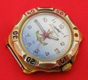 【送料無料】　腕時計　ロシアメンズヴォストークコマンダーrussian military mens wrist watch vostok boctok komandirskie commander 17 jewels