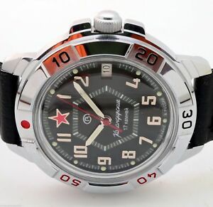 【送料無料】　腕時計　ロシアヴォストーク＃russian vostok 431744 military wrist watch komandirskie brand