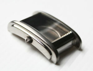 【送料無料】　腕時計　ケースステンレススチールシルバーケーシングトノーケーススクエアwatch case eta2671 rectangular stainless steel silver shape casing tonneau case square