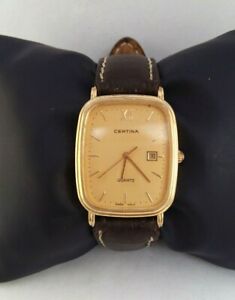 【送料無料】　腕時計　ヴィンテージゴールドスイスcertina vintage watch gold plated 1980s quartz men date swiss 21,754円
