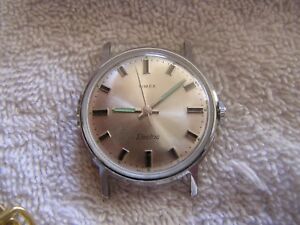 【送料無料】　腕時計　ビンテージダークグローウォッチvintage timex watch with glow in dark hands electric
