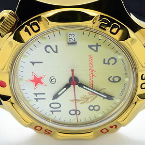 【送料無料】　腕時計　ロシアヴォストーク＃russian vostok 539707 military wrist watch komandirskie brand