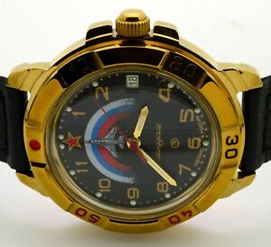 【送料無料】　腕時計　ロシアヴォストーク＃russian vostok 439608 military wrist watch komandirskie brand