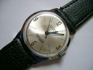 【送料無料】　腕時計　ロットビンテージlot 1 vintage men wind up unitex 1 jewel , run and keep time