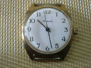 【送料無料】　腕時計　ビンテージソウォッチvintage gold plated ussr made mens wrist watch raketa