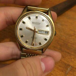 【送料無料】　腕時計　ビンテージウォルサムセルフウォッチvintage waltham self winding incabloc 17 jewels daydate watch runs