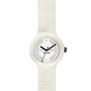 【送料無料】　腕時計　32mmreloj mujer hip hop crystal hwu0009wsiliconaブランコスワロフスキーreloj mujer hip hop crystal hwu0009w small 32mm silicona blanco