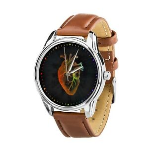 【送料無料】　腕時計　ウォッチクリスマスanatomical heart watercolor best nurse wristwatch watch birthday christmas gift