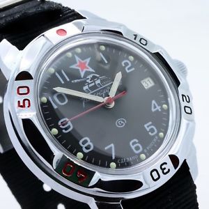 【送料無料】　腕時計　ロシアヴォストークrussian vostok 431306 military wrist watch komandirskie brand