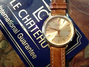 【送料無料】　腕時計　ルシャトーステンレススチールロングle chateau stainless steel watch is 75in long