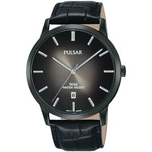 【送料無料】　腕時計　パルサーレザーストラップウォッチ×pulsar gents leather strap watch ps9535x1pnp