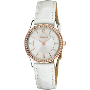 【送料無料】　腕時計　レディースクリスタルウォッチセットaccurist ladies crystal set watch ls648wrxanp