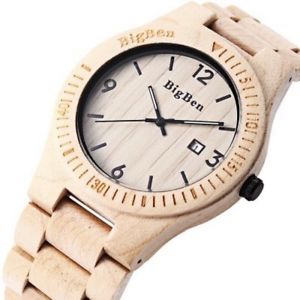 【送料無料】　腕時計　モミジバットマンbeautiful wrist watch luxury top quality maple wood man