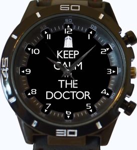 【送料無料】　腕時計　スポーツシリーズkeep calm i am the doctor fashionable sport series