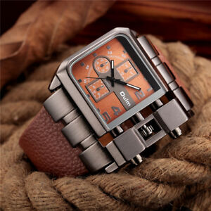 【送料無料】　腕時計　smfr21986oulmスクエアsm fr21986 luxe design oulm quartz watch men square
