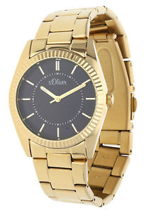 【送料無料】　腕時計　オリバーレディースs oliver ladies wrist watch gold so15139mqr