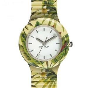 【送料無料】　腕時計　ヒップホップジャングルフィーバーウォッチシリコーンwatch hip hop jungle fever hwu0779 silicone yellow coloured flowers summer
