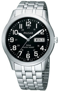 【送料無料】　腕時計　acciaio inossidabile pxn181x1pnpパルサーda uomo orologio da polsopulsar da uomo orologio da polso in acciaio inossidabile pxn1