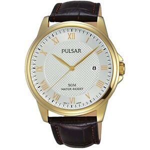 【送料無料】　腕時計　パルサーレザーストラップウォッチpulsar men watch leather strap ps9446x1pnp