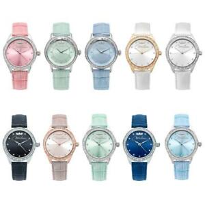 【送料無料】　腕時計　スチールレザーwatch only time woman miluna cash steel leather strapvarious colors